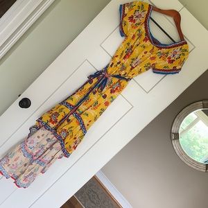 Flying Tomato High Low Maxi Off Shoulder Dress